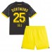 Günstige Borussia Dortmund Niklas Sule #25 Babykleidung Auswärts Fussballtrikot Kinder 2023-24 Kurzarm (+ kurze hosen)